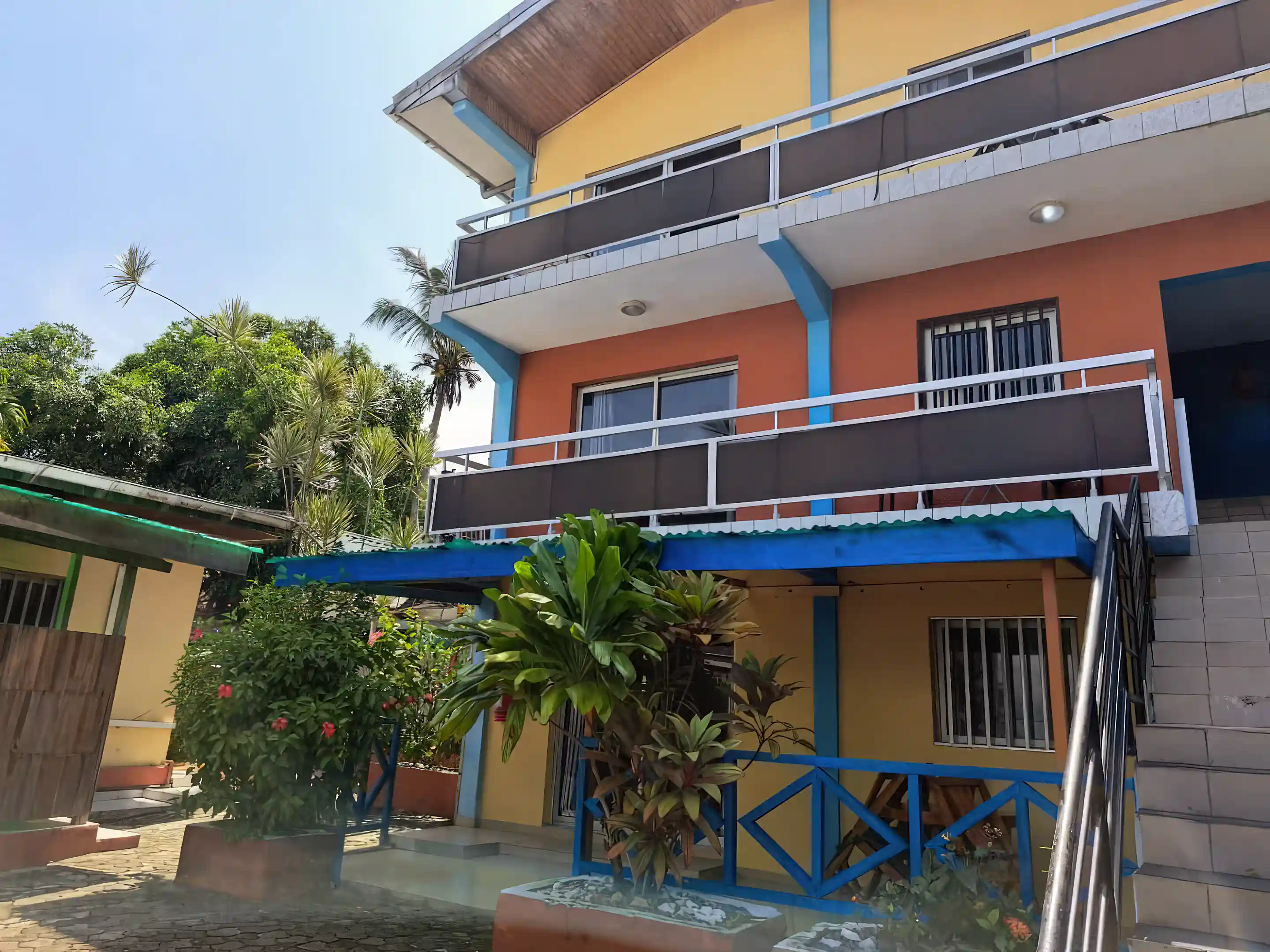 beachfront mini resort for sale in lobe falls route 1 ocean south cameroon